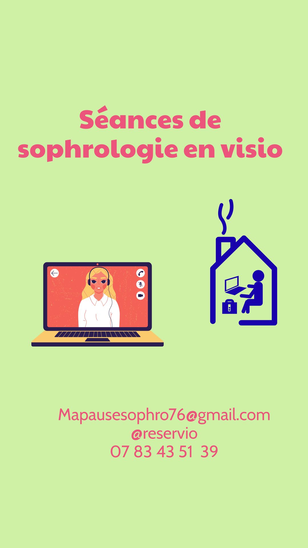 séance à distance en télé consultation, thérapie contre le stress